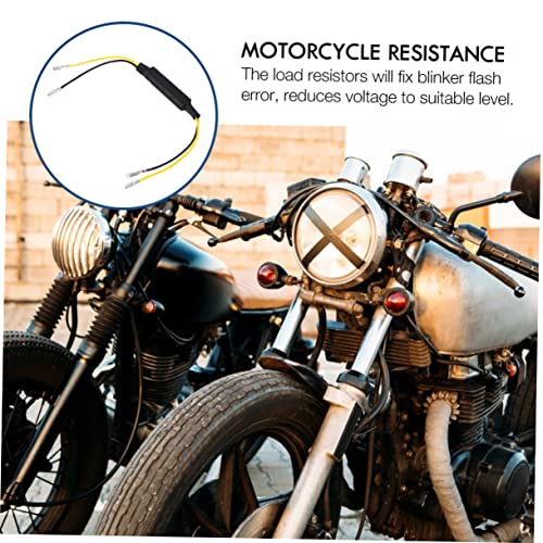 FAVOMOTO 4Pcs Decodificador Faróis Lâmpadas LED Lâmpada LED Piscas De Motocicleta Resistores Decodif