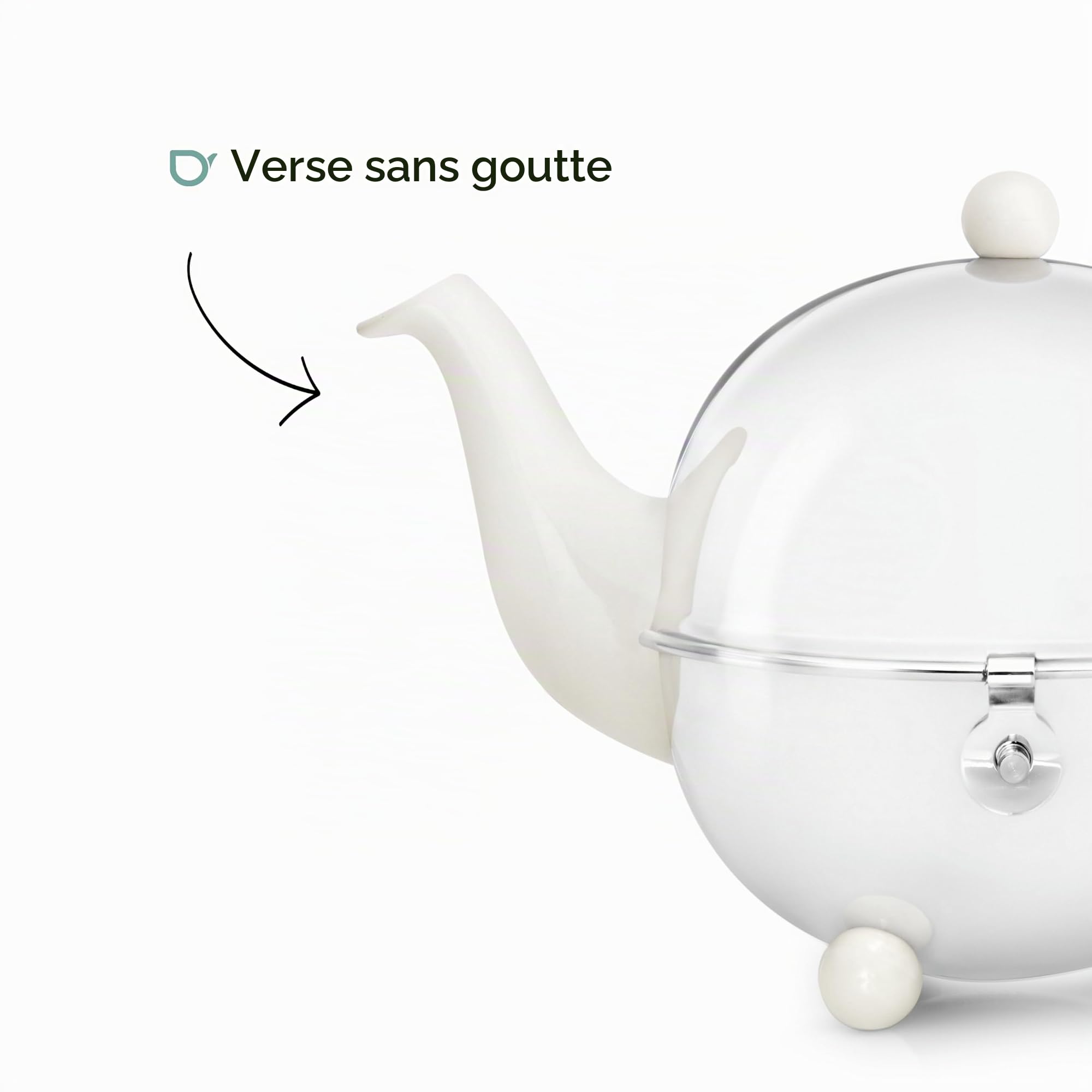 Bredemeijer - Théière Cosy - 0,9 litre - Blanc