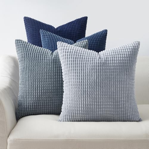 Topfinel Navy Throw Pillows Covers for Couch-18