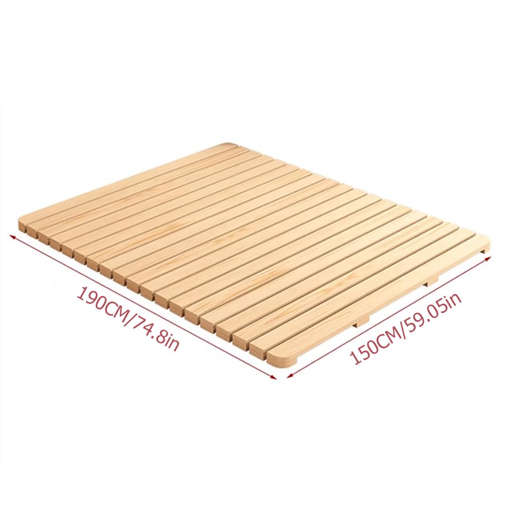 Amazon｜PA-DABAOO 折りたたみ可能な木製のロールタイプのスラット