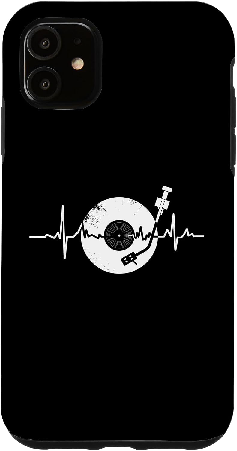 Cool Vinyl Art for Men Women DJ Music Lover Vinyl Record Case for iPhone 11