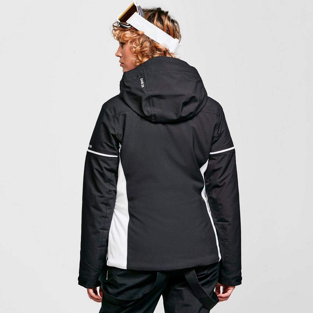 Dare 2b Enclave Veste de Ski Imperméable, Isolante et Respirante avec Coutures Cousues-collées, Capuche et Jupe par Neige Jackets Waterproof Insulated Femme