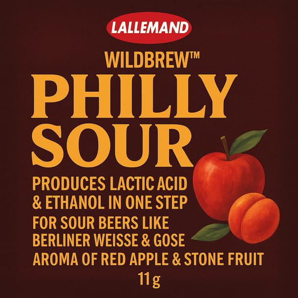 Miniatura 4 de Lallemand Wildbrew Philly Sour 0.39 oz - Levadura productora de ácido láctico para cerveza agria casera - Producción de ácido láctico y alcohol en