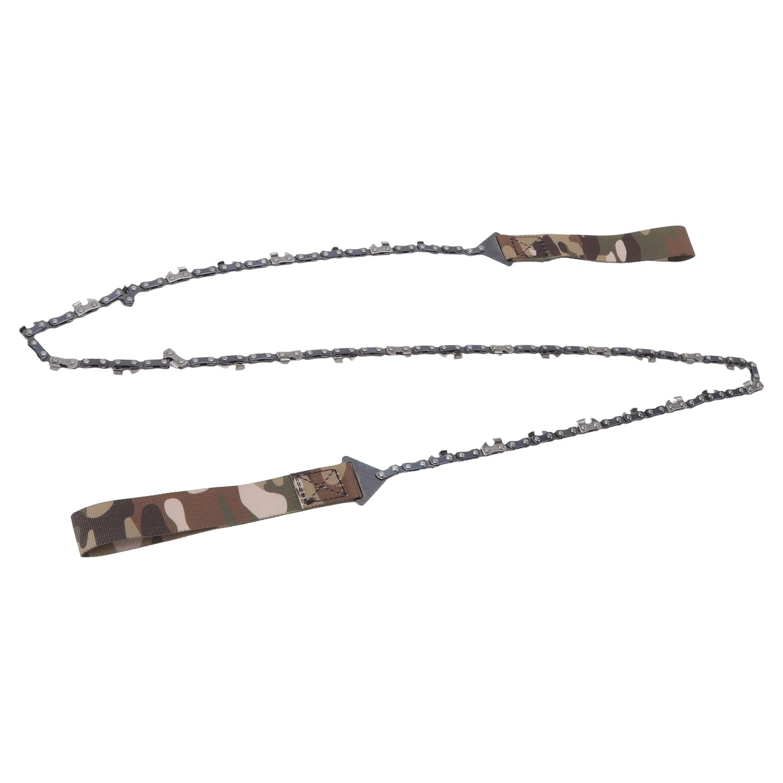 Portable Folding Hand Chain Saw Efficiently Cuts Wood Outdoors for Camping and Gardening, Made of Premium Manganese Steel Material