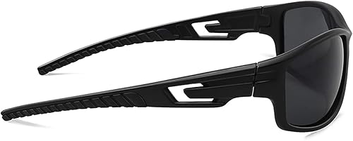 Miniatura 6 de MAXJULI Gafas de sol polarizadas deportivas para hombres y mujeres Tr90 marco para correr pesca béisbol conducción MJ8013