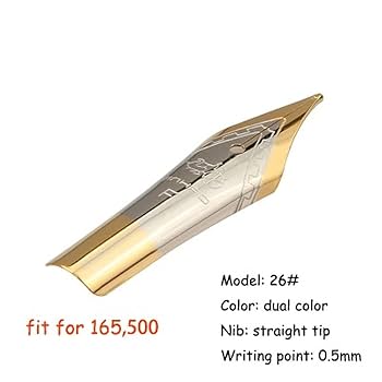 Amazon | 1本万年筆アートペン0.5mmツートンカラーストレート