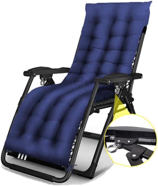 Silla Plegable Juego DE 2 tumbonas Acolchadas para jardín, sillones reclinables, sillas en Tweed Resistente a la Intemperie (Cian Mat)
