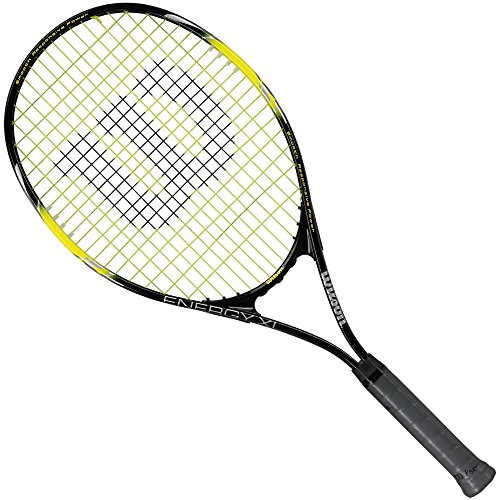 image for Wilson Energy XL Strung Tennis Racquet Bundled with a Black/White Wils