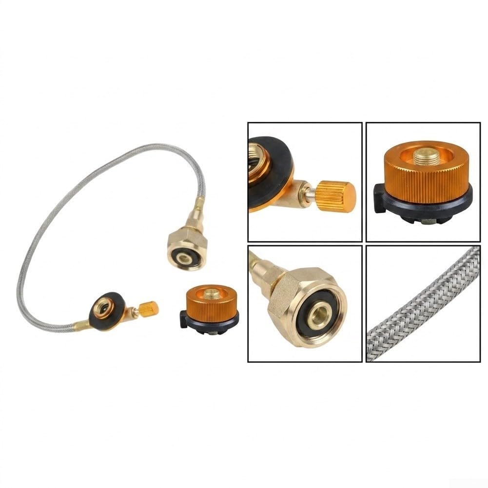 Válvula Adaptadora Gas para lpg 63cm Anti-Fugas Válvula Adaptadora(set 1)
