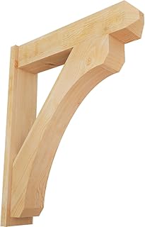 8"W x 36"D x 44"H Legacy Craftsman Rough Sawn Outlooker, Douglas Fir