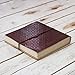 Soothi Direction Handmade Antique Leather Journal for Travel or Diary, Unlined, Brown, 7''x7''