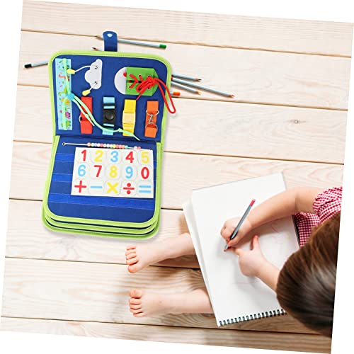 Totority 5 Conjuntos De Placa De Aprendizagem De Feltro Aprender A Amarrar Sapatos Brinquedo Bebê Li