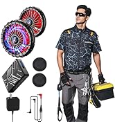 Amazon.co.jp: 空調マン 50V超高出力 空調作業服 夏用 ファン付き
