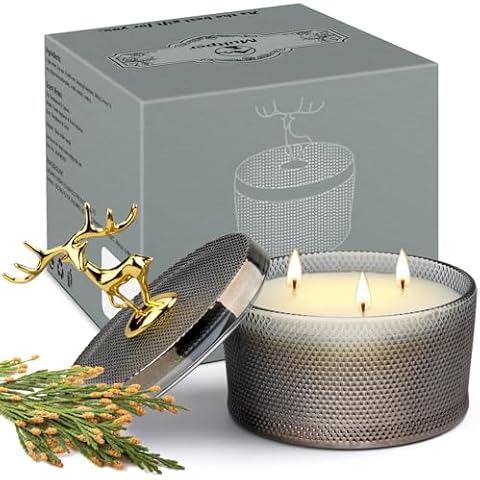Multper 3 Wick Soy Candle Cover