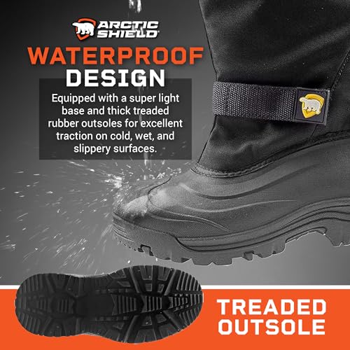 Mens Winter Boots for Men with Removable Wearable Thermal Liner - Tall Warm Waterproof Insulated Mens Snow Boots for Men Rated to -40° F4