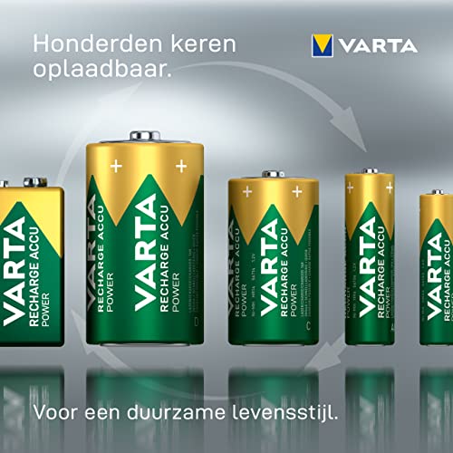 VARTA Piles Rechargeables AA Lot de 8 Recharge Accu Power 2600 mAh Ni MH sans Effet mémoire préchargées prêtes à 'emploi - vue 8