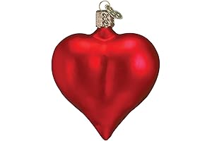 Alluring Red Heart Ornaments: A Festive Touch to Enhance Holiday Cheer