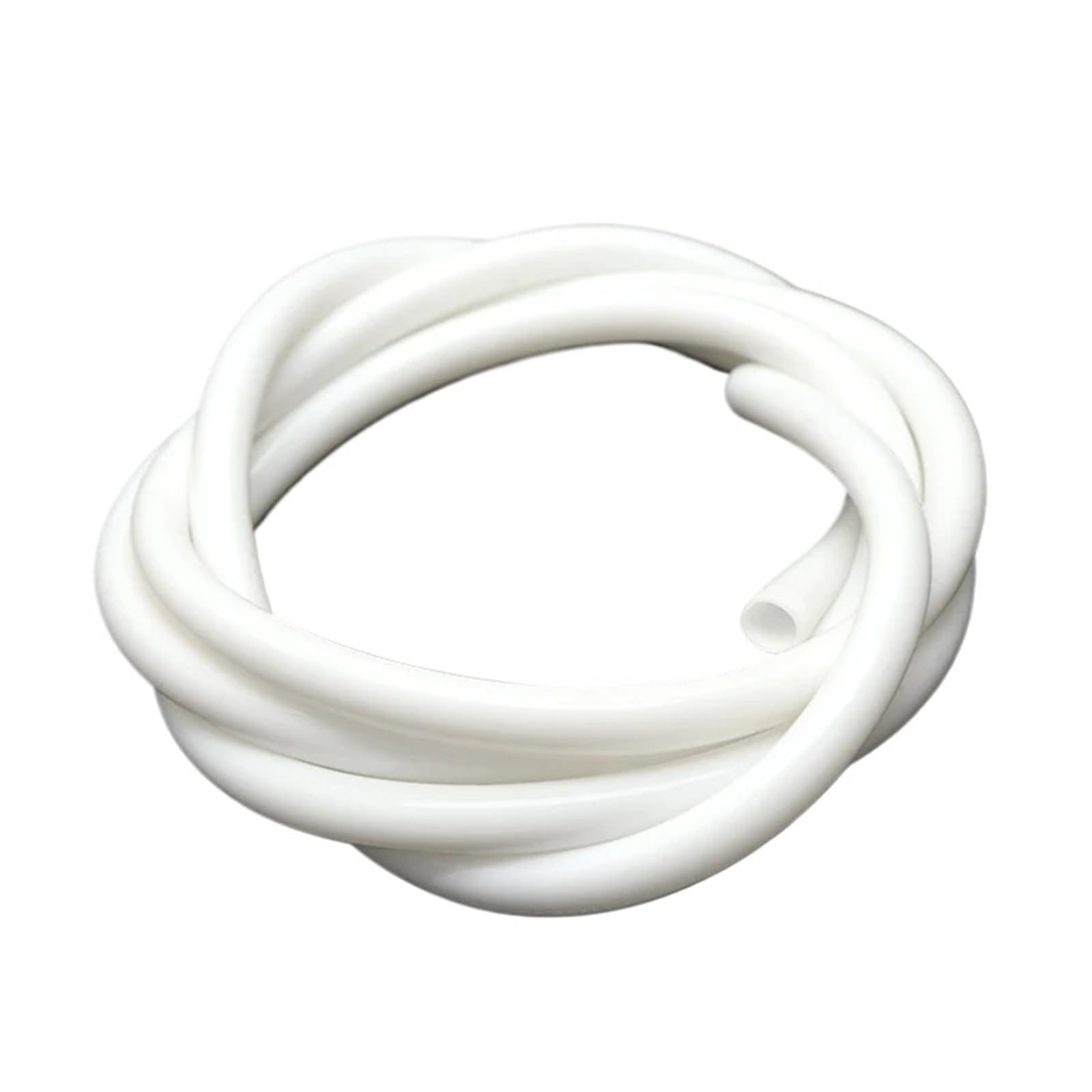 Fuel Line Hose， Fuel Hose 1/5/10 mGrade White Silicone Rubber Tube(Id 12mm X 16mm Od,10 Meters)