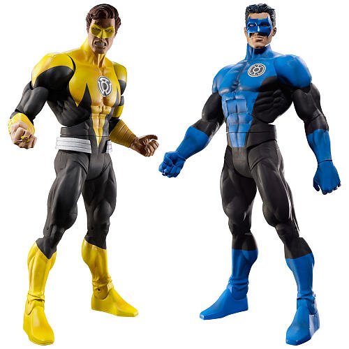 DC Universe Classics Yellow Lantern Hal & Blue Kyle Rayner Figure 2 Pack