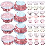Photo Gallery pretyzoom 500 pezzi di pirottini per torte a tema natalizio pirottini per muffin in carta mini contenitori per dolci sicuri per alimenti facili da usare decorativi Photo Gallery pretyzoom 500 pezzi di pirottini per torte a tema natalizio pirottini per muffin in carta mini contenitori per dolci sicuri per alimenti facili da usare decorativi