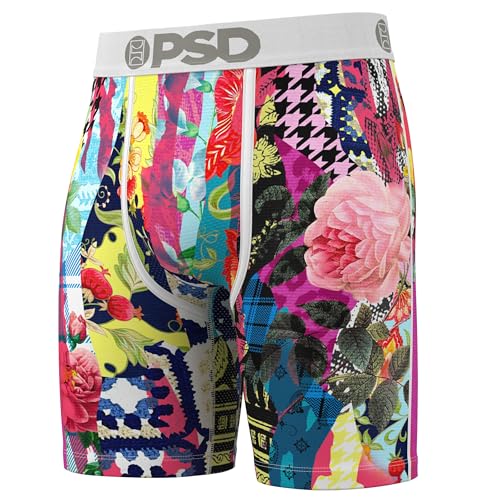 PSD Mens Boxer Briefs - Textiles, 7 Inch Inseam, Moisture-Wicking, 4-Way Stretch, Boxer Briefs for Men Pack