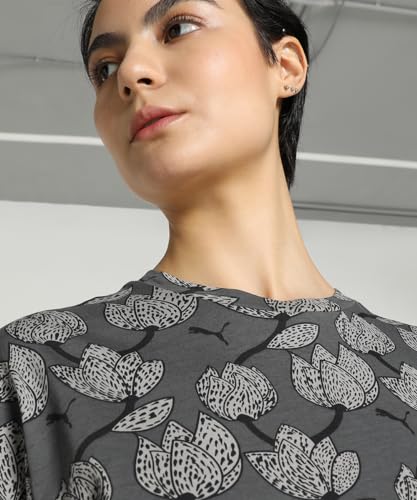 Image of Puma Women's Cotton Relaxed Fit T-Shirt