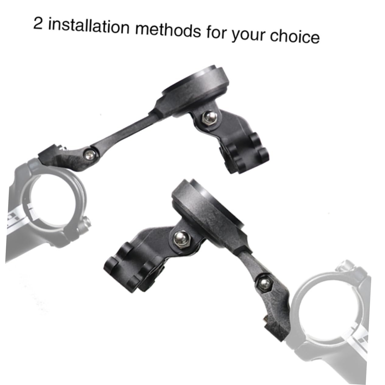 GOOHOCHY Easily Attach Bike Computer Holder Carbon Fiber Lamp Extension for Giant Stopwatch Mount