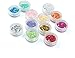 Minejin Nail Art Glitter Sequins Five Star 3D DIY Manicure Decals Decoration 12 Colors