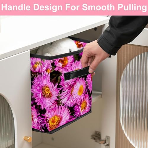 Boîte de rangement pliable avec poignées solides pour optimiser vos placards - 7