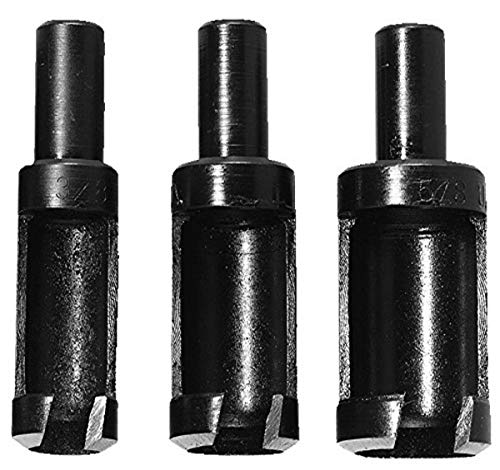 General Tool Plug Cutter #S31 3-Piece Set with...