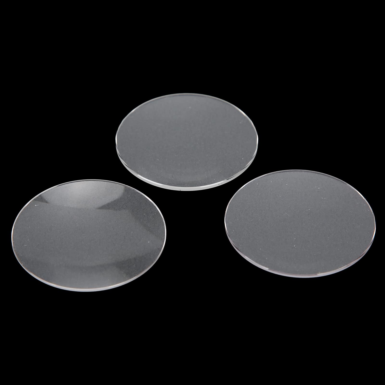 3-teiliges, einfach gewölbtes Uhrenglas, Saphirglas, 39 mm – 40 mm Uhren-Ersatzzubehör, Kratzer und hohe Temperaturen, Ersatz-Uhrglaslinse für die Uhrenreparatur