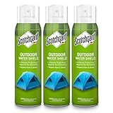 Scotchgard Outdoor Water Shield Fabric Protector Spray, Heavy Duty Water Repellent for Tents, Jackets, Backpacks, Patio Furniture and Outdoor Cushions - 3-Pack (10.5 oz Each)