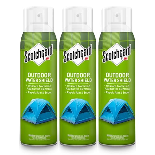 Scotchgard Outdoor Water Shield Fabric Protector Spray 3 Pack, 10.5