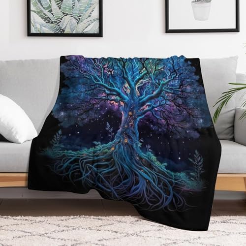 Couverture Arbre de Vie en flannel de qualité supérieure - 3