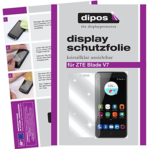 dipos I 6X Pellicola Protettiva Compatibile con ZTE Blade V7 Pellicola di Protezione Cristallo