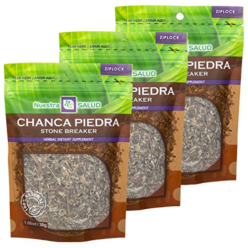 Nuestra Salud Chanca Piedra Tea Stone Breaker Tea (30g) 1.05oz - 3 Pack