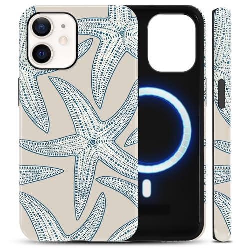 Yomjew iPhone 12/12 Pro�p���C�q�g�f�t�H���P�[�X 6.1�C���` Magsafe�Ή� �t�@�b�V���� ���킢�� �� �X�^�[ �t�B�b�V�� �I�[�V���� �r�[�` �f�U�C�� �J�o�[ ���C�n�C�u���b�h 2�w�n�[�h�V�F���P�[�X ���̎q�p �j�̎q�p