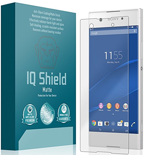 IQShield Matte Screen Protector Compatible with Sony Xperia XA1 Anti-Glare Anti-Bubble TPU Film