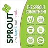 Sprout Organic Baby Food, Stage 2 Pouches, Fruit Veggie & Grain Blend, Mixed Berry Oatmeal, 3.5 Oz Purees (Pack of 6)