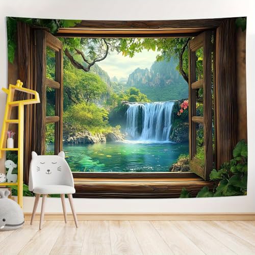 Tapisserie murale en polyester GLWDMB pour habiller un mur nu sans travaux