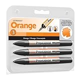 LETRASET ProMarker Colour-Blend (Set of 3), Orange