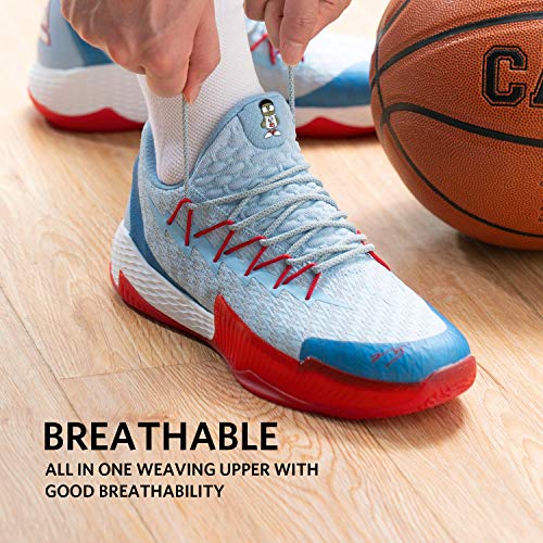 Image of PEAK Mens Basketball Shoes Breathable Sneakers Lou Williams Lightning Professional Anti Slip Sports Shoes for Running, Walking