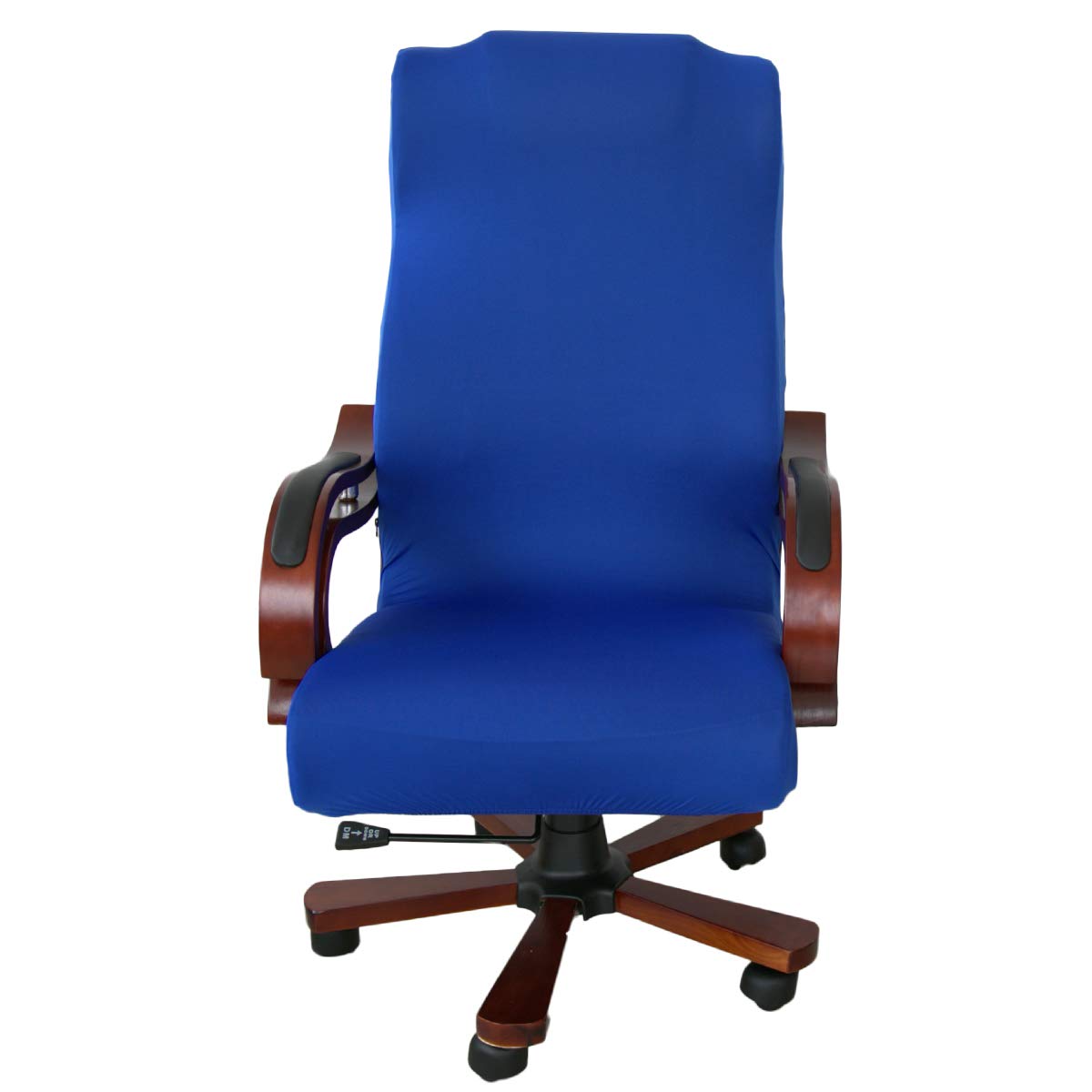 Stretchable Removable Resilient Chair Covers Computer Swivel Chair Cover Universal Armchair Cover Slipcover for Office Rotating Chair Dinning Chair Modern Simplism Style (No Chairs) (Royal Blue)