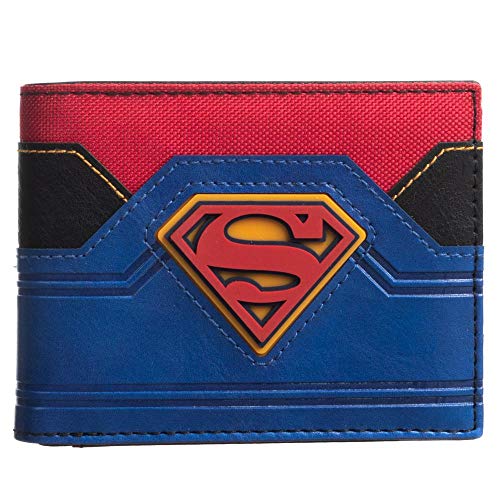 Superman Rubber Badge Bifold Wallet
