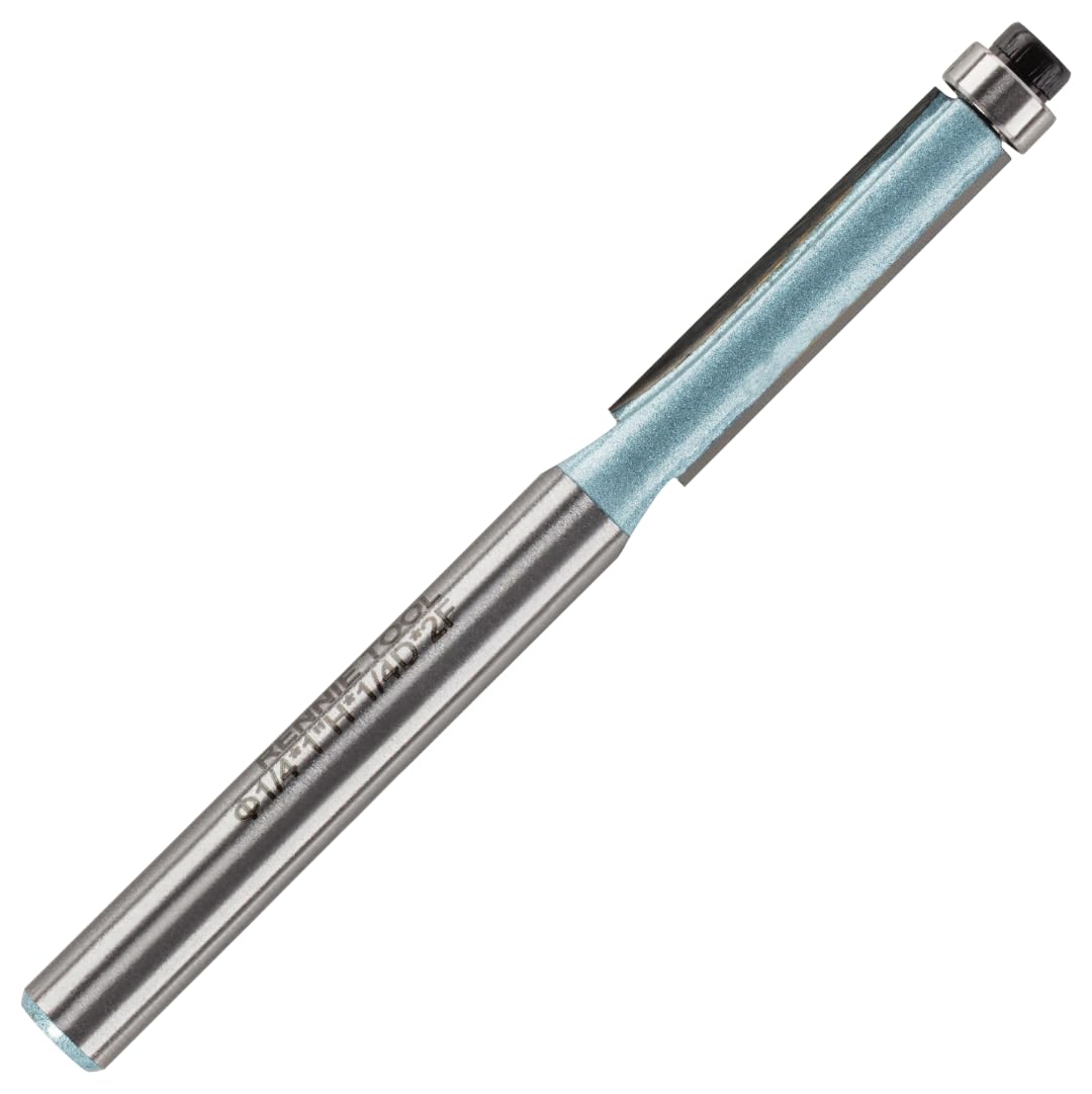Rennie Tool 6.35mm Cut x 26mm Flute x 1/4" Shank TCT Guided Router Bit