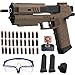 Pistolet Jouet à Balles Souples, Pistolet Jouet Simulé Pour Enfants Pistolet Jouet Coloré Pour Garçons Taille Réelle 1:1 Avec Chargeur Et Viseur Jouets Pour Enfants, Adolescents, Adultes (2 Chargeurs)