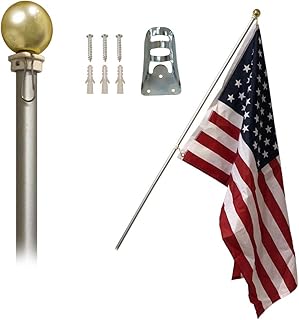 THE FLAG JOINT - USA 3x5ft Flag & 6ft Aluminum Pole Kit