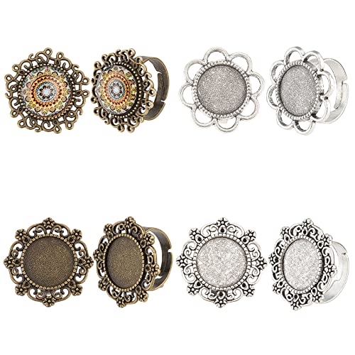 Bases de anillos ajustables SUNNYCLUE para solucionar problemas de tallas en joyería 2