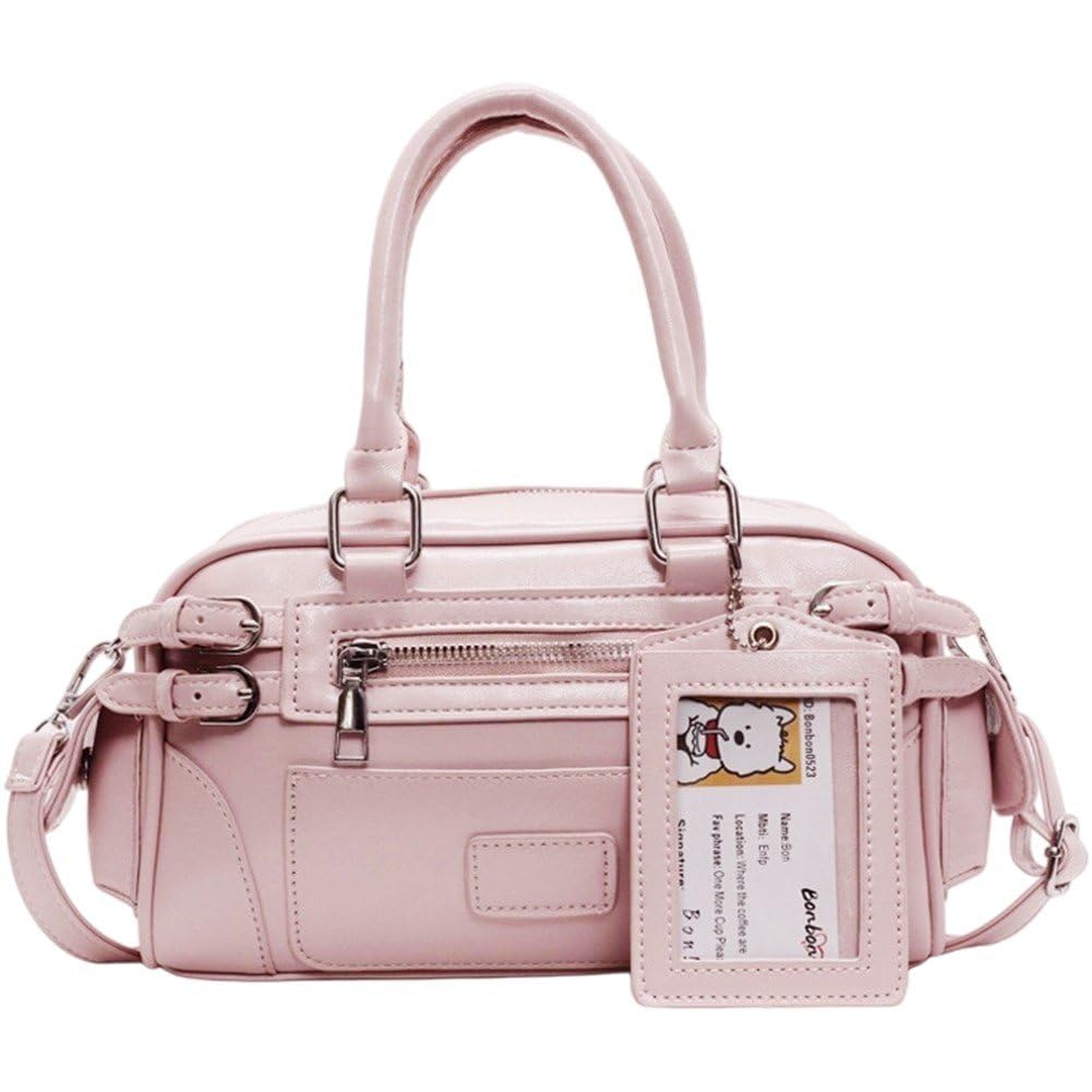 Sac à bandoulière grande capacité en cuir cabas fourre-tout femme