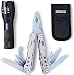 Explora Multitool Knife/Pliers + Pouch & FREE Super Bright Best Selling LED Torch/Flashlight, for DIY, Camping, Fishing, Hiking, Outdoor, Survival, Hunting